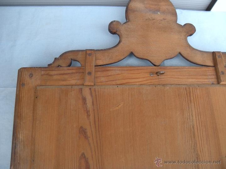Antig&uuml;edades: ANTIGUO ESPEJO CON COPETE - Foto 3