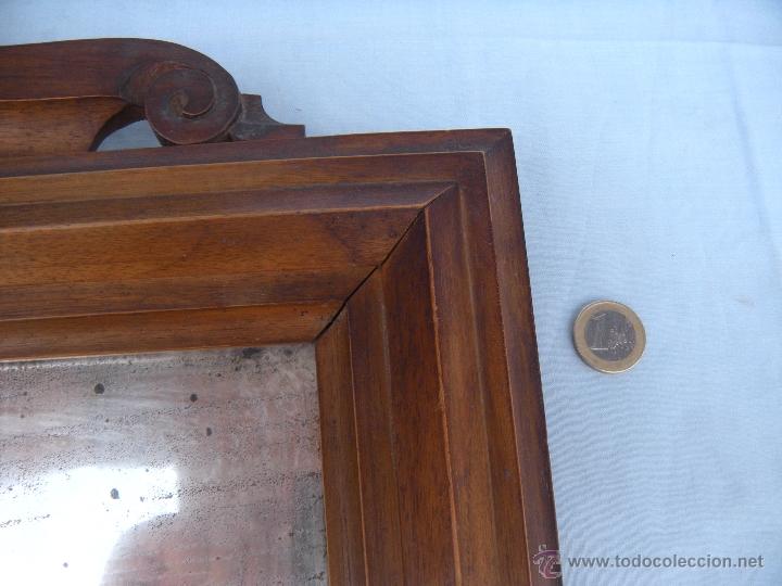 Antig&uuml;edades: ANTIGUO ESPEJO CON COPETE - Foto 8
