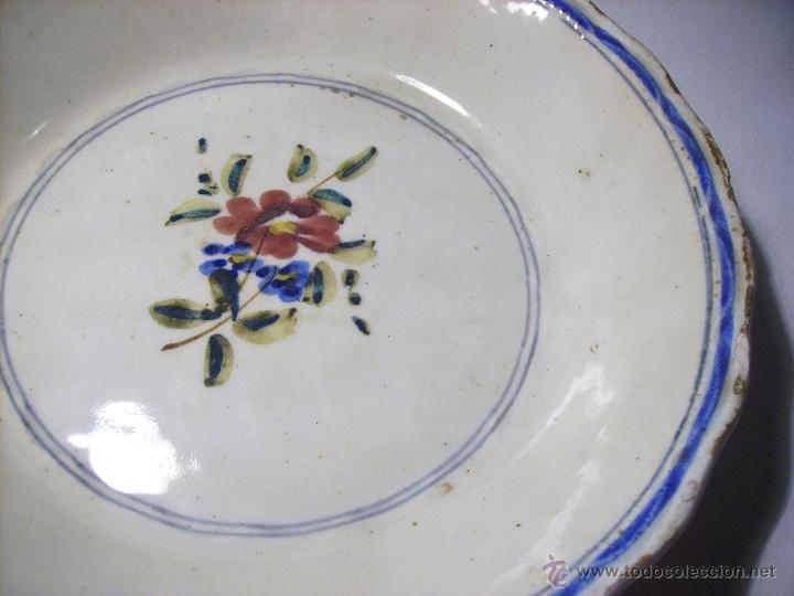 Antig&uuml;edades: PLATO  CERAMICA  DE  MANISES - Foto 2