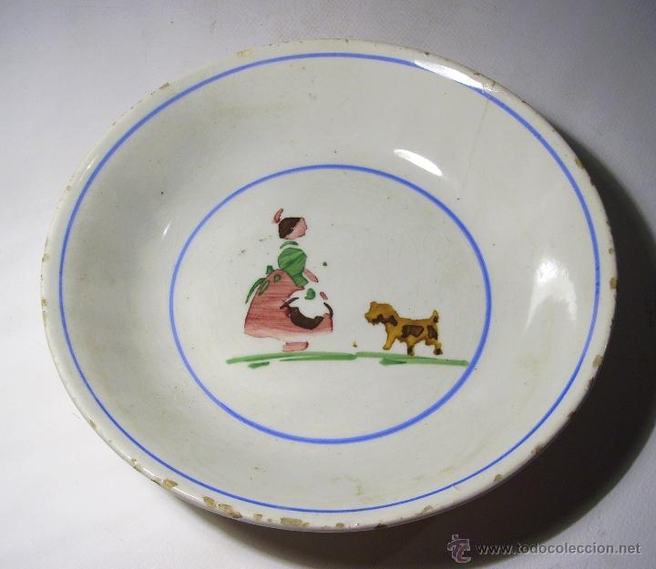 Antig&uuml;edades: PLATO  CERAMICA  DE  MANISES - Foto 1