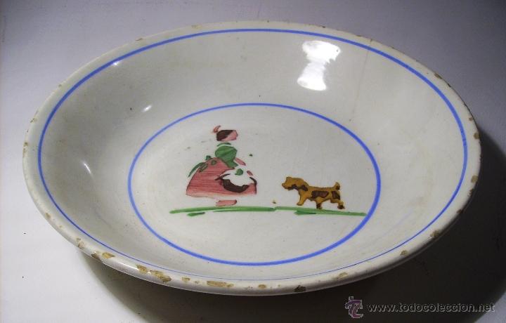 Antig&uuml;edades: PLATO  CERAMICA  DE  MANISES - Foto 2