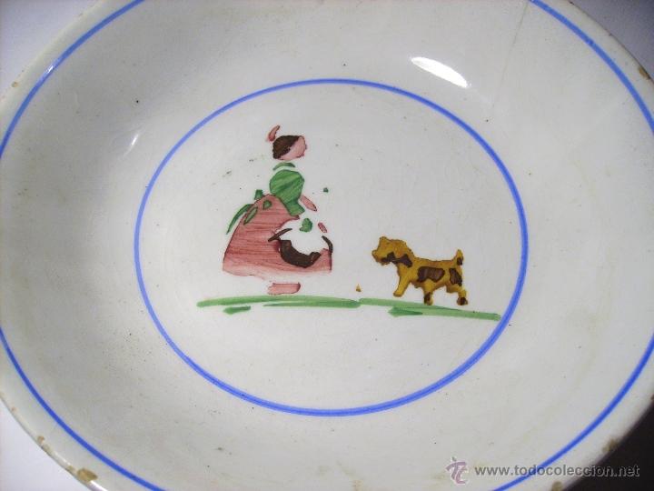 Antig&uuml;edades: PLATO  CERAMICA  DE  MANISES - Foto 5