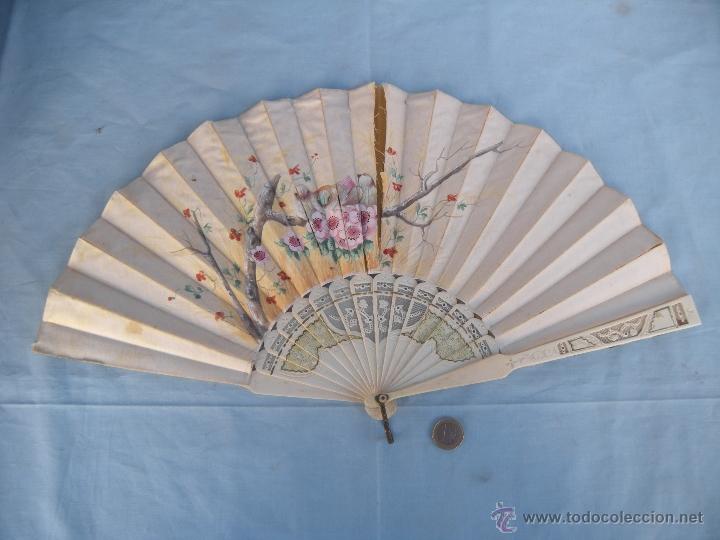 Antig&uuml;edades: ANTIGUO ABANICO PINTADO - Foto 9
