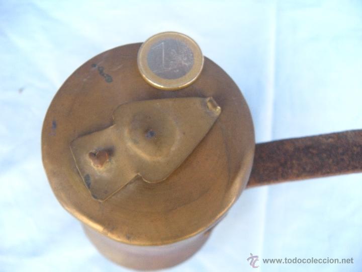 Antig&uuml;edades: ANTIGUA CHOCOLATERA DE BRONCE - Foto 3