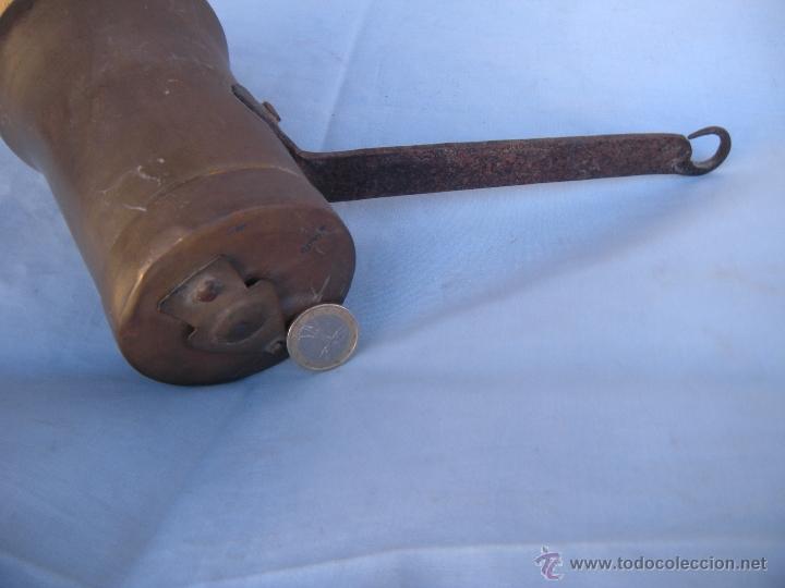 Antig&uuml;edades: ANTIGUA CHOCOLATERA DE BRONCE - Foto 6