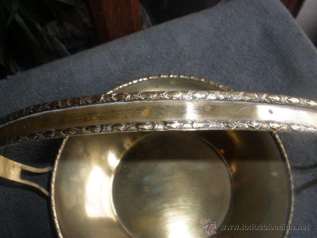 Antig&uuml;edades: CESTA, FRUTERO DE METAL. - Foto 5