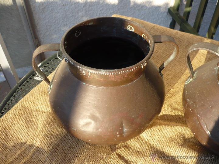 Antig&uuml;edades: Anforas u Orzas de Bronce/ lat&oacute;n - Foto 4