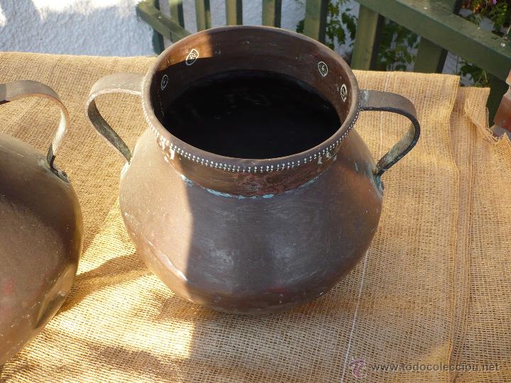 Antig&uuml;edades: Anforas u Orzas de Bronce/ lat&oacute;n - Foto 5