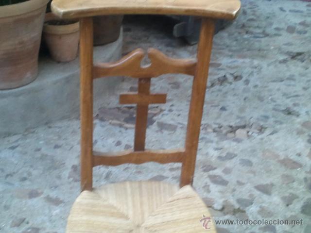 Antig&uuml;edades: ANTIGUO RECLINATORIO NOGAL - Foto 2