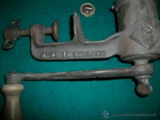 Antig&uuml;edades: ANTIGUA PICADORA DE CARNE INGLESA - Foto 2