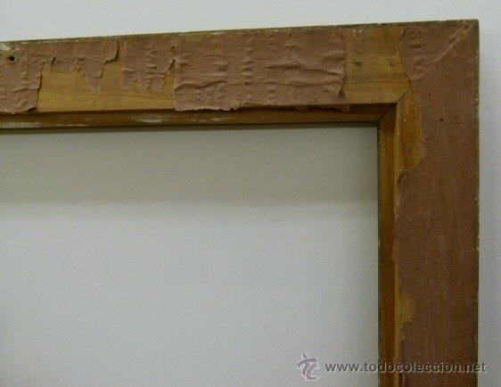 Antig&uuml;edades: Viejo marco de madera 41,5X33,5 cm - Foto 5