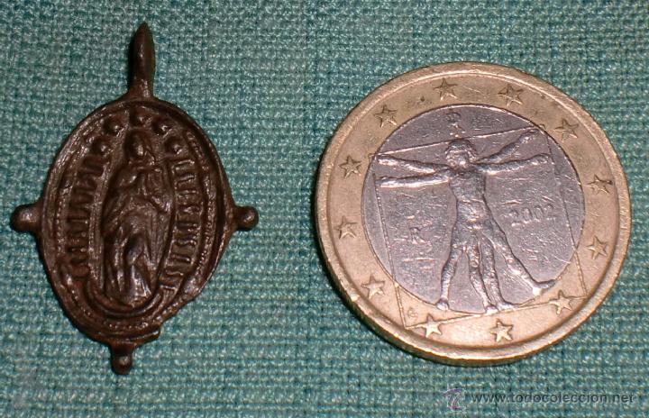 Antig&uuml;edades: Medalla de inmaculada siglo XVII - Foto 1