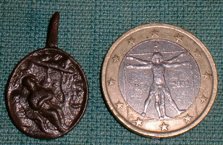 Antig&uuml;edades: Medalla religiosa siglo XVII - Foto 2