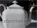Antig&uuml;edades: Tetera Cafetera Blanca sellada - Foto 1