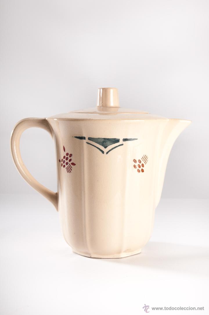 Antig&uuml;edades: TETERA DE PORCELANA DECORADA - Foto 1