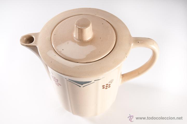 Antig&uuml;edades: TETERA DE PORCELANA DECORADA - Foto 3