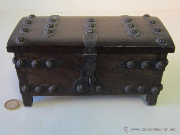 Antig&uuml;edades: JOYERO EN MADERA - Foto 2