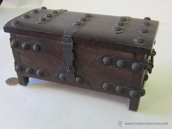 Antig&uuml;edades: JOYERO EN MADERA - Foto 4