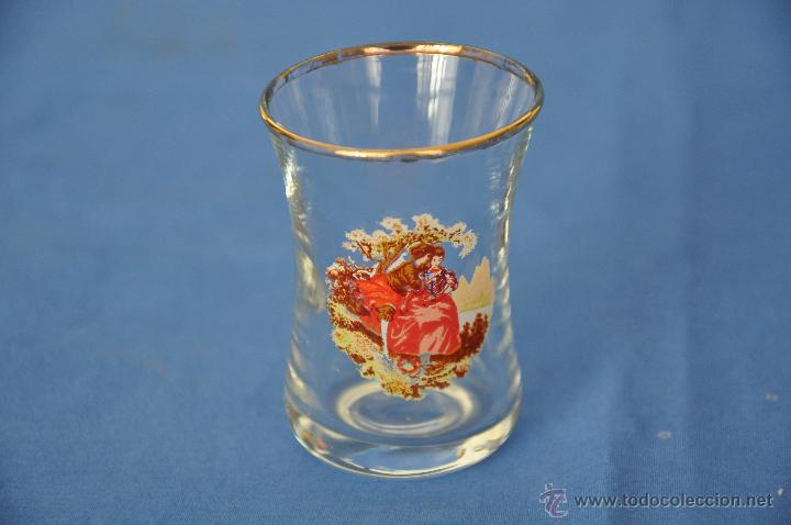Antig&uuml;edades: Cinco  vasos antiguos de cristal. - Foto 3