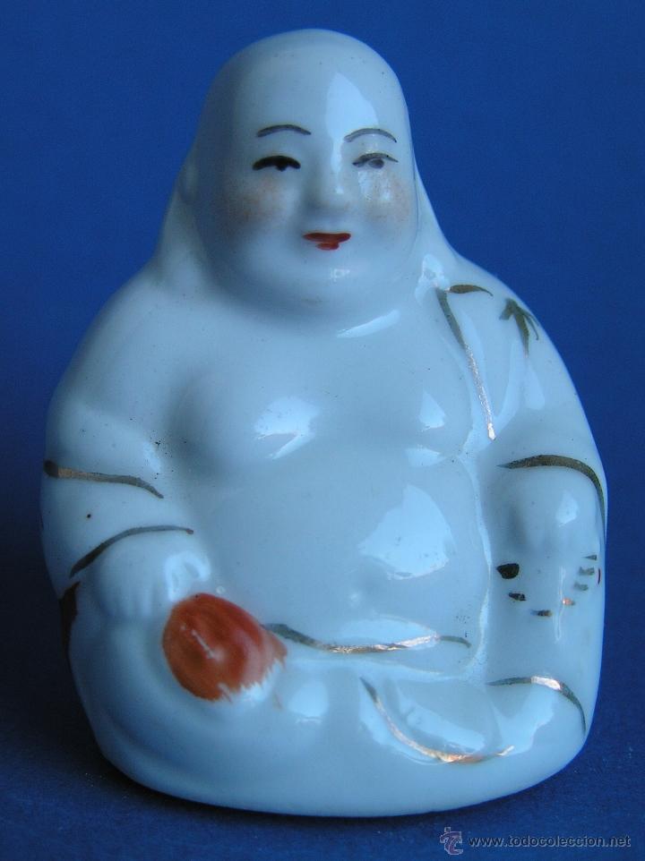 Antig&uuml;edades: BUDA . PORCELANA PINTADA A MANO. - Foto 2