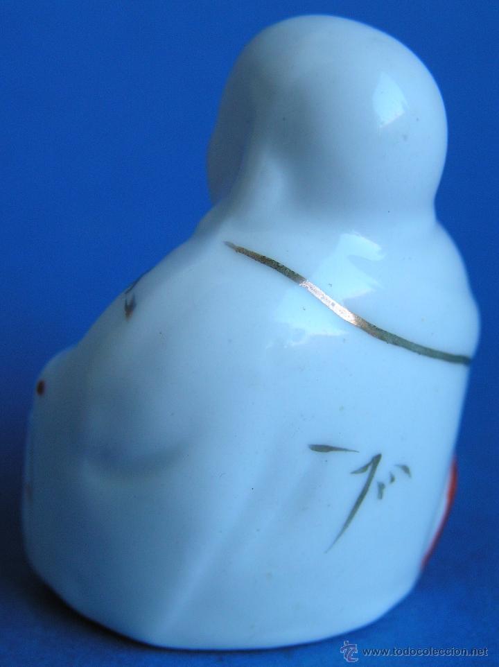 Antig&uuml;edades: BUDA . PORCELANA PINTADA A MANO. - Foto 4