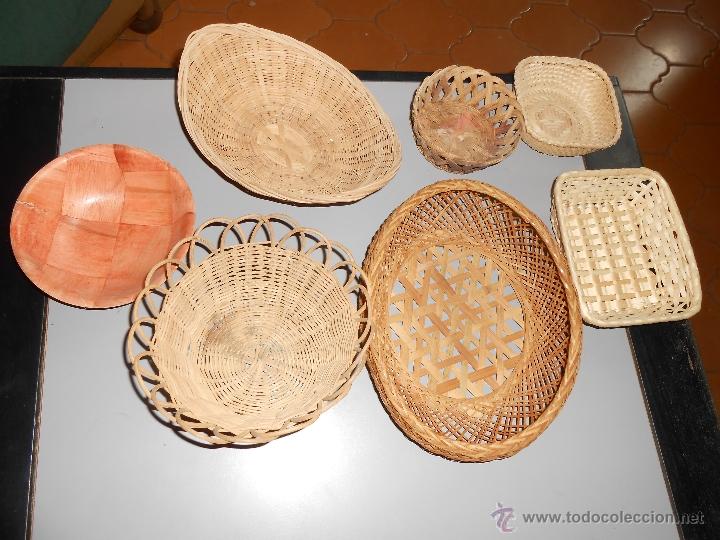 Antig&uuml;edades: Lote de Cestitos -Bandejas y Cuenco - Foto 1
