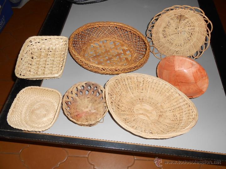 Antig&uuml;edades: Lote de Cestitos -Bandejas y Cuenco - Foto 2