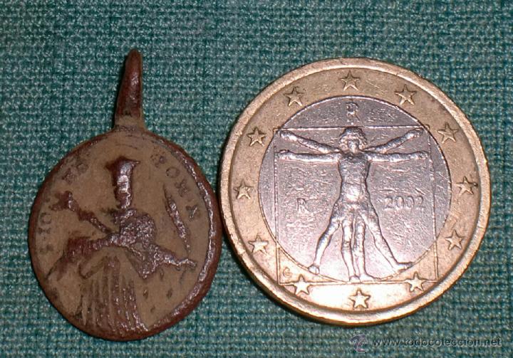 Antig&uuml;edades: Medalla santo rostro siglo XIX - Foto 2