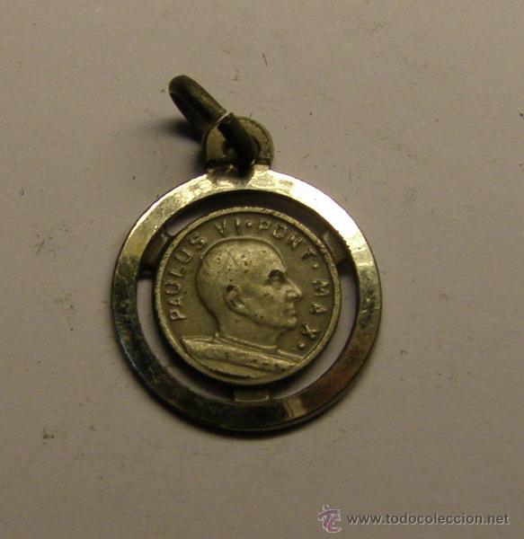 Antig&uuml;edades: Medalla religiosa Papa Pablo VI. - Foto 1
