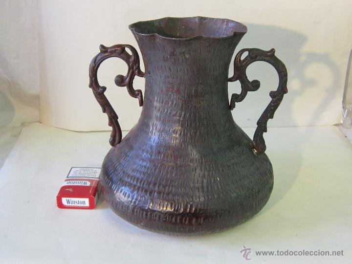 Antig&uuml;edades: JARRON EN METAL - Foto 2