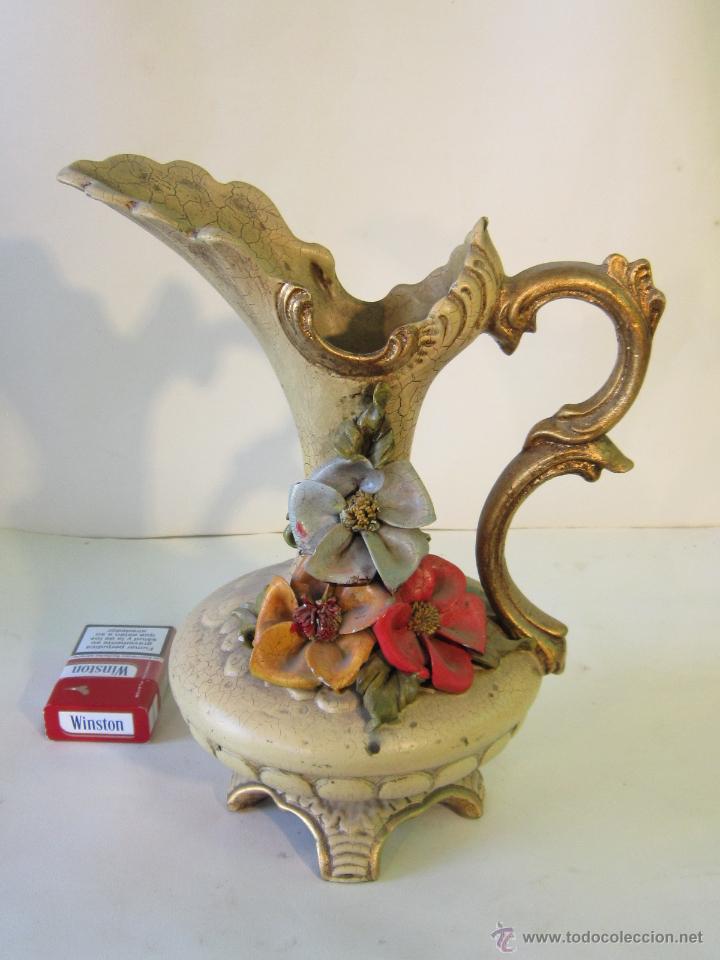 Antig&uuml;edades: JARRON EN CERAMICA POLICROMADA - Foto 1