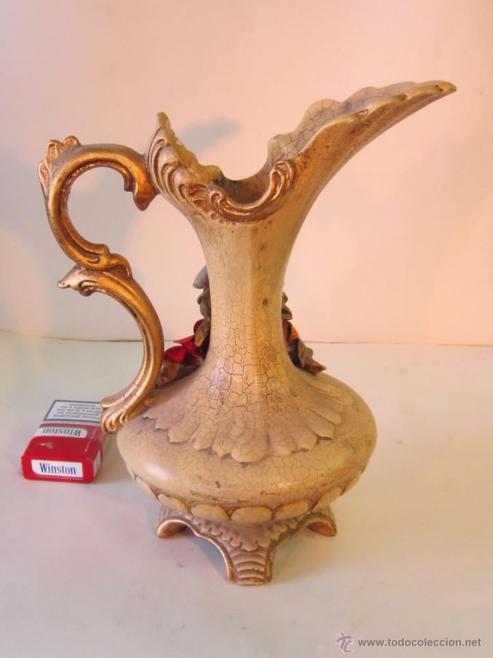 Antig&uuml;edades: JARRON EN CERAMICA POLICROMADA - Foto 4