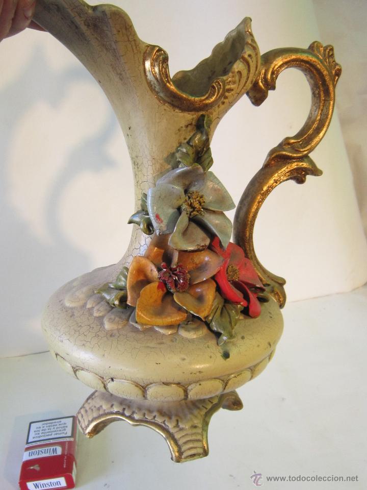 Antig&uuml;edades: JARRON EN CERAMICA POLICROMADA - Foto 2