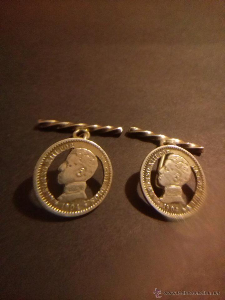 Antig&uuml;edades: GEMELOS DE PLATA &Eacute;POCA ALFONSO XIII - Foto 3