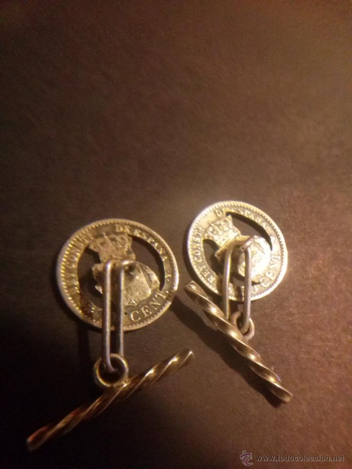 Antig&uuml;edades: GEMELOS DE PLATA &Eacute;POCA ALFONSO XIII - Foto 4