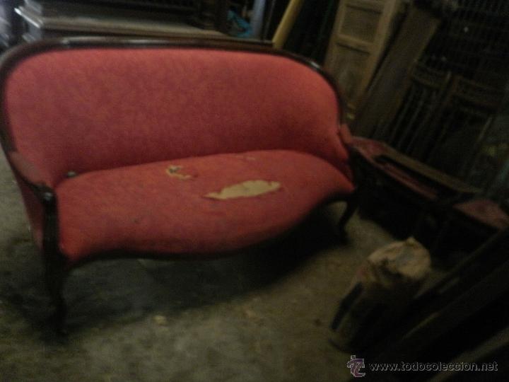 Antig&uuml;edades: SOFA DE NOGAL - Foto 6