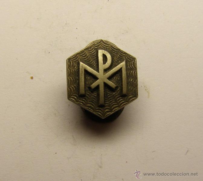 Antig&uuml;edades: Medalla insignia religiosa. - Foto 1