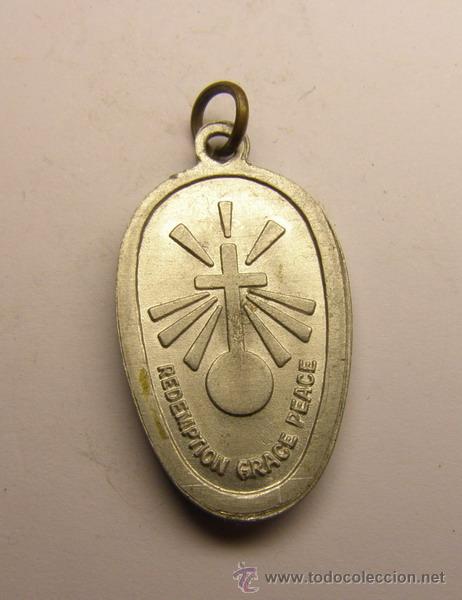 Antig&uuml;edades: Medalla religiosa de La Virgen. Inglesa. - Foto 2