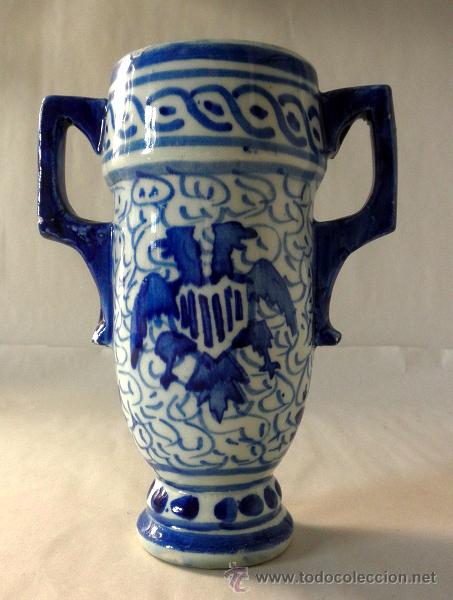 Antig&uuml;edades: JARRON CON ASAS * CERAMICA * NUMERADA - Foto 2