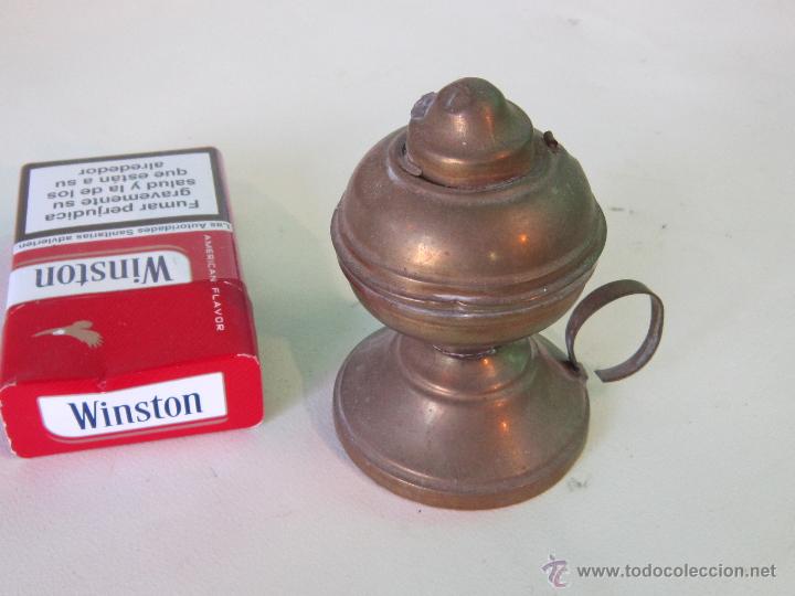 Antig&uuml;edades: CANDIL DE LATON - Foto 1