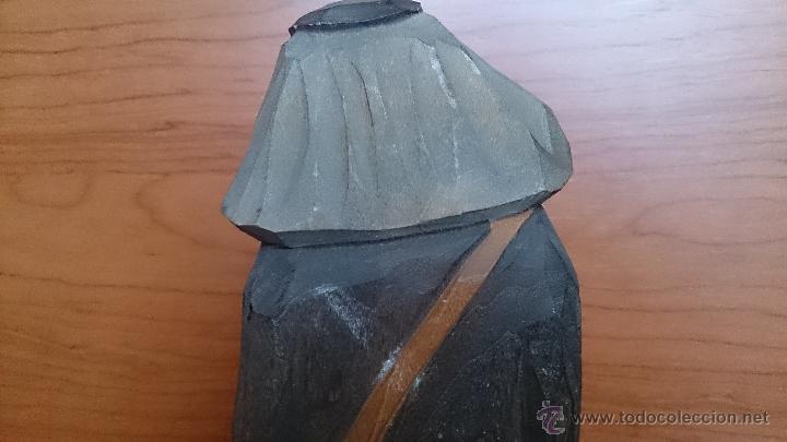 Antig&uuml;edades: Antigua talla en madera policromada - Foto 15