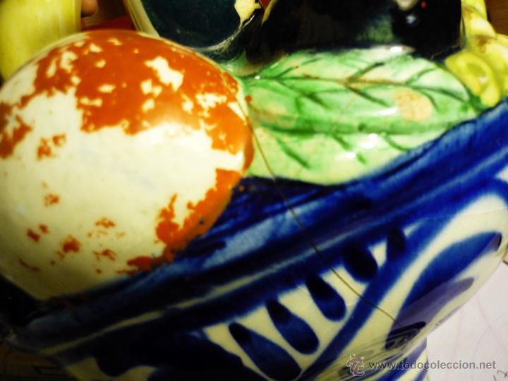 Antig&uuml;edades: BOTIJO CON FRUTAS MUY ANTIGUO MANISES - Foto 11
