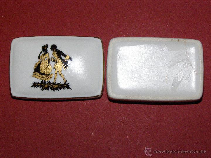 Antig&uuml;edades: Antigua cajita de cer&aacute;mica  rectangular - - Foto 7
