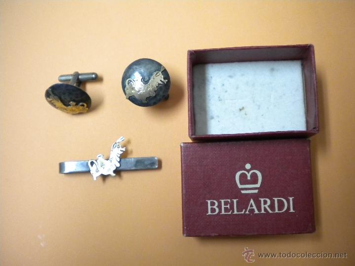 Antig&uuml;edades: gemelos de plata antiguo - Foto 2