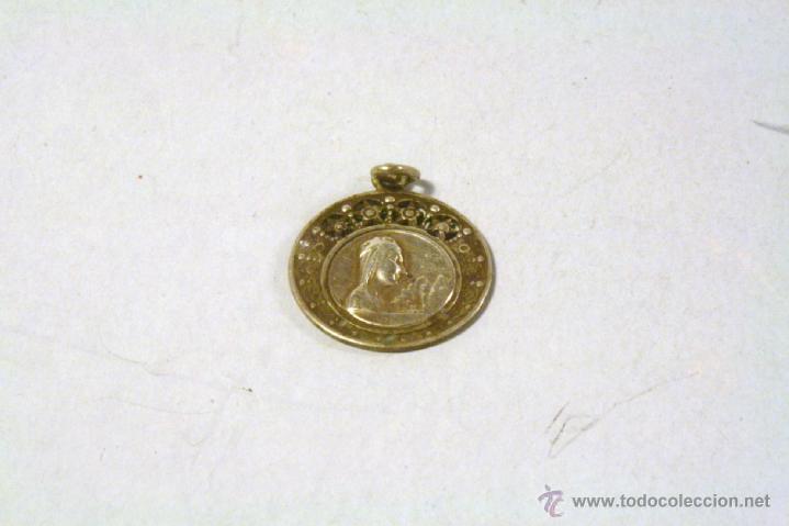 Antig&uuml;edades: Medalla virgen de Montserrat. 1,9cm - Foto 1