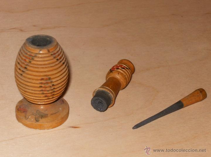 Antig&uuml;edades: RECIPIENTE DE KOHL, PERFUMERO , RECIPIENTE DE HENNA - Foto 2
