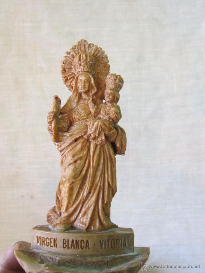 Antiques: VIRGEN BLANCA - VITORIA, EN RESINA