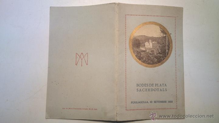 Antiguidades: BODES DE PLATA SACERDOTALS, PUIGLAGULLA 22 SETEMBRE 1925. IMPREMPTA PORTAVELLA, VICH.