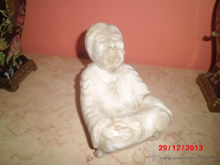 Antig&uuml;edades: FIGURA DE MARMOL ANTIGUO TALLADO. - Foto 1