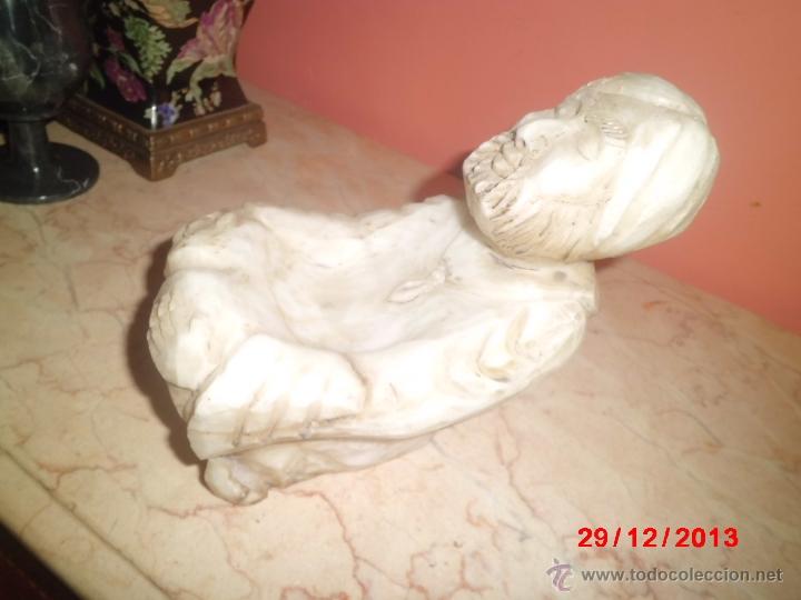 Antig&uuml;edades: FIGURA DE MARMOL ANTIGUO TALLADO. - Foto 4
